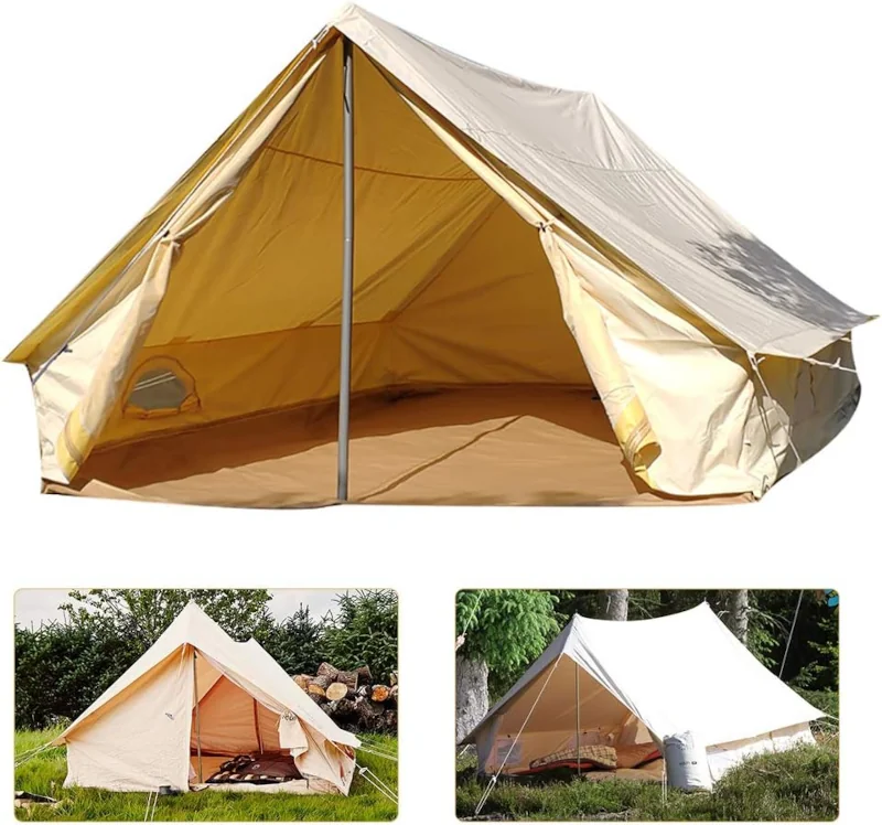 cotton-canvascbell-camping-tent1