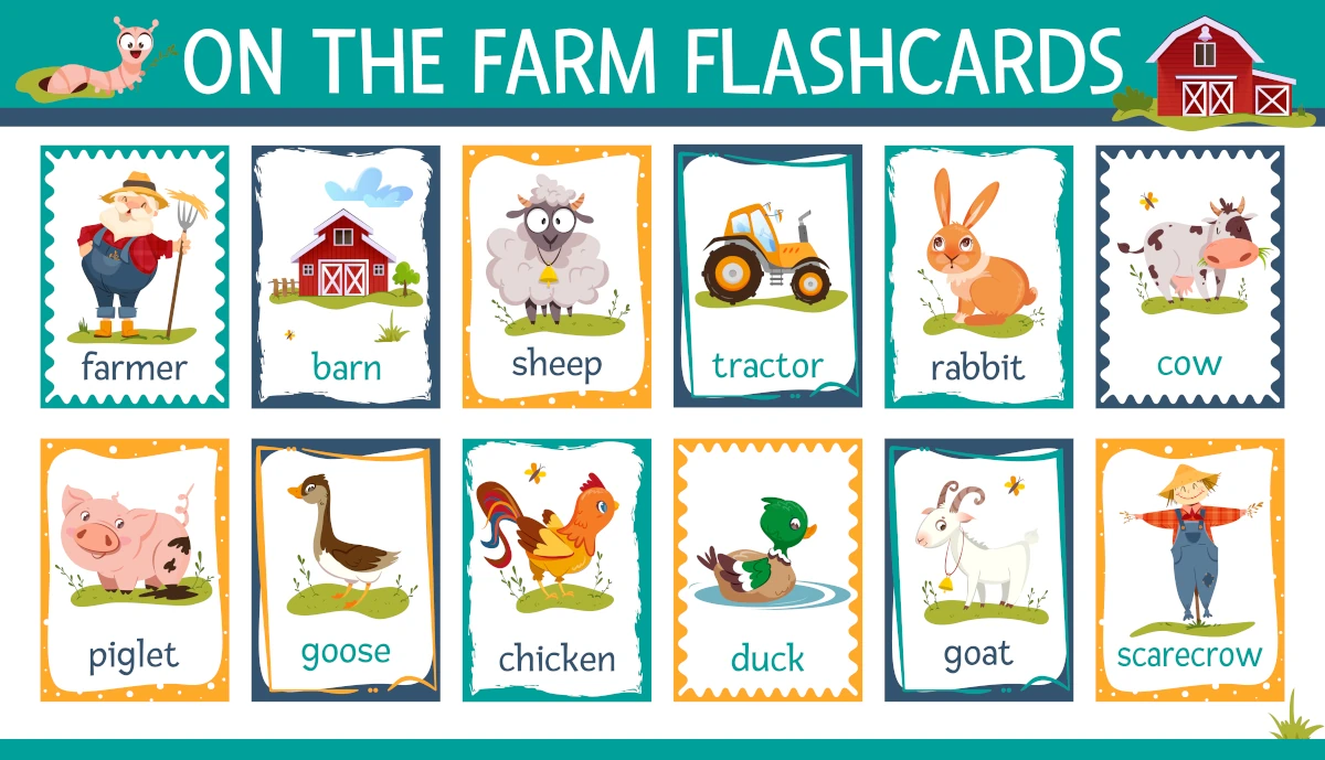 onthe-farm-flashcards