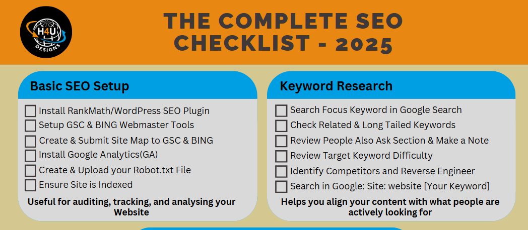 Complete SEO Checklist