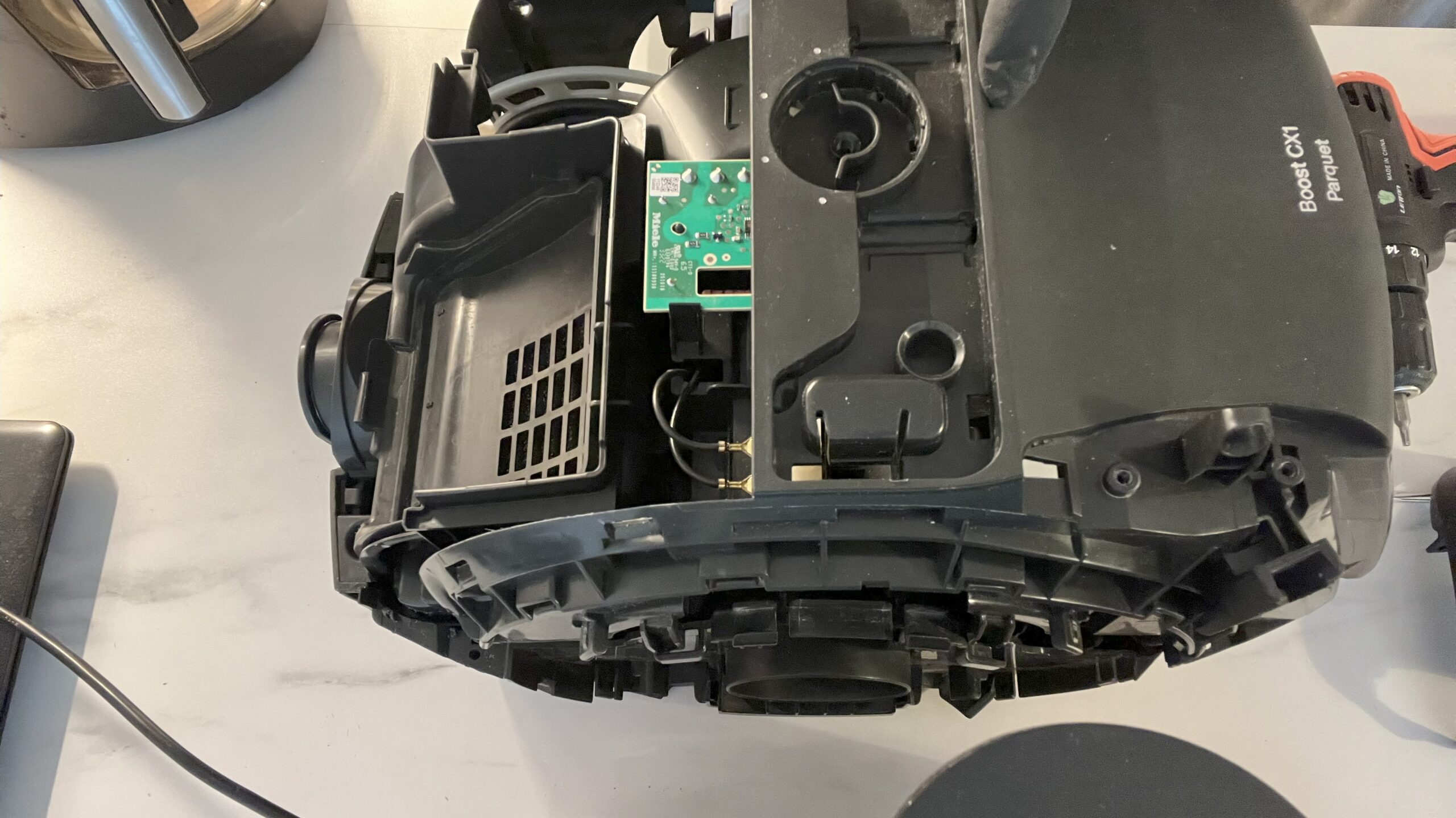 Miele Boost CX1 Vacuum Repair After Water Damage 49 miele-reassembly