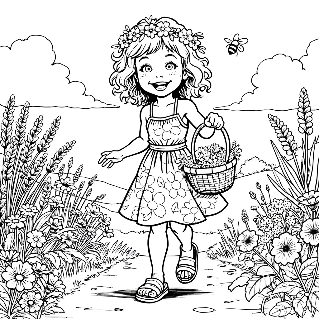 personalised-colouring-book-girl-garden